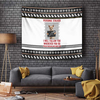 Chihuahua Personal Stalker Christmas Tapestry Xmas Holiday Patterns - Wonder Print Shop