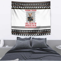 Chihuahua Personal Stalker Christmas Tapestry Xmas Holiday Patterns - Wonder Print Shop