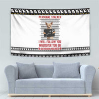 Chihuahua Personal Stalker Christmas Tapestry Xmas Holiday Patterns - Wonder Print Shop