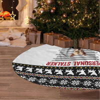 Chihuahua Personal Stalker Christmas Tree Skirt Xmas Holiday Patterns - Wonder Print Shop