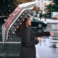 Chihuahua Personal Stalker Christmas Umbrella Xmas Holiday Patterns - Wonder Print Shop