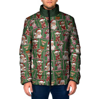 Chihuahua Santa Clau Christmas Padded Jacket Xmas Holiday Patterns - Wonder Print Shop