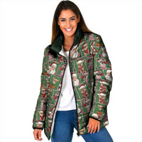Chihuahua Santa Clau Christmas Padded Jacket Xmas Holiday Patterns - Wonder Print Shop