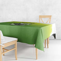 Personalized Skull Bowling Tablecloth with Neon Green Strike Design - Edgy Bowler Style - Wonder Print Shop