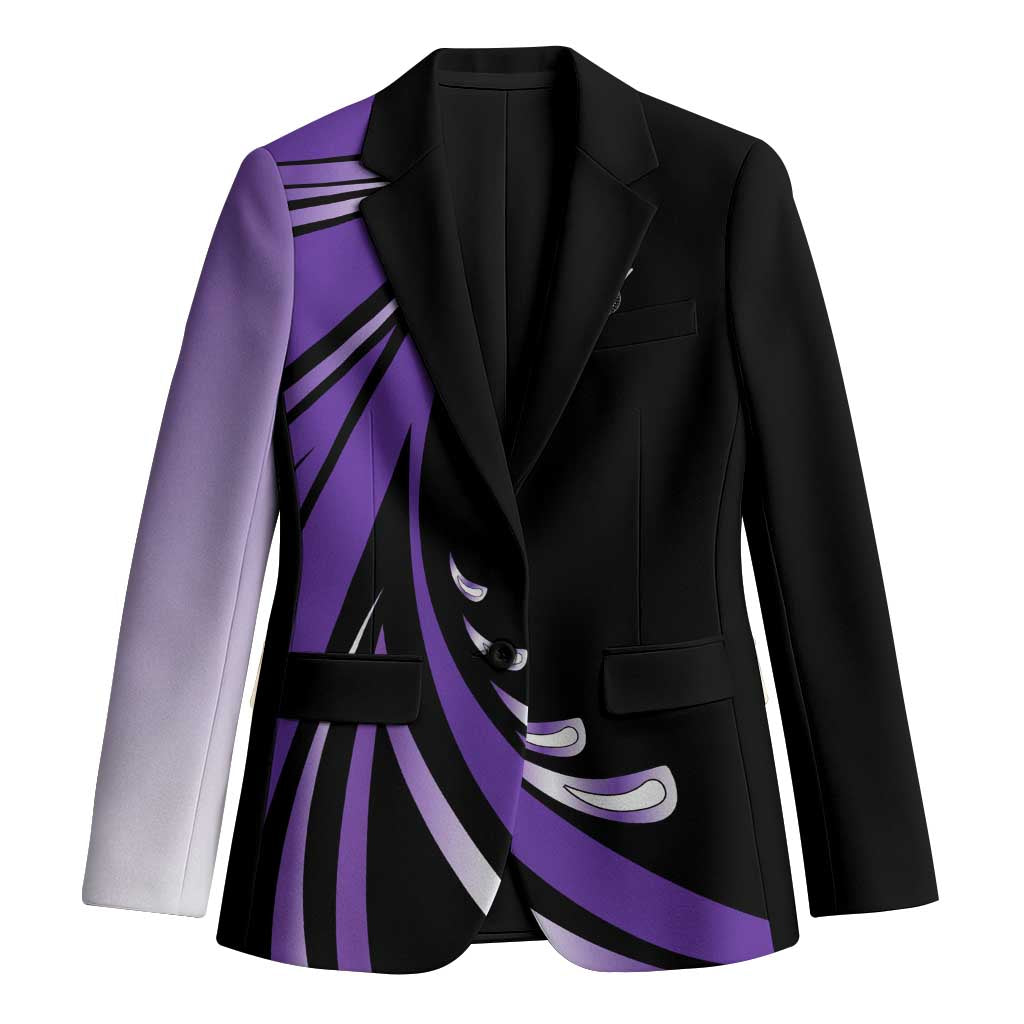 Personalized Purple Winged Golf Ball Blazer Bold Golf Graphic Design - Wonder Print Shop