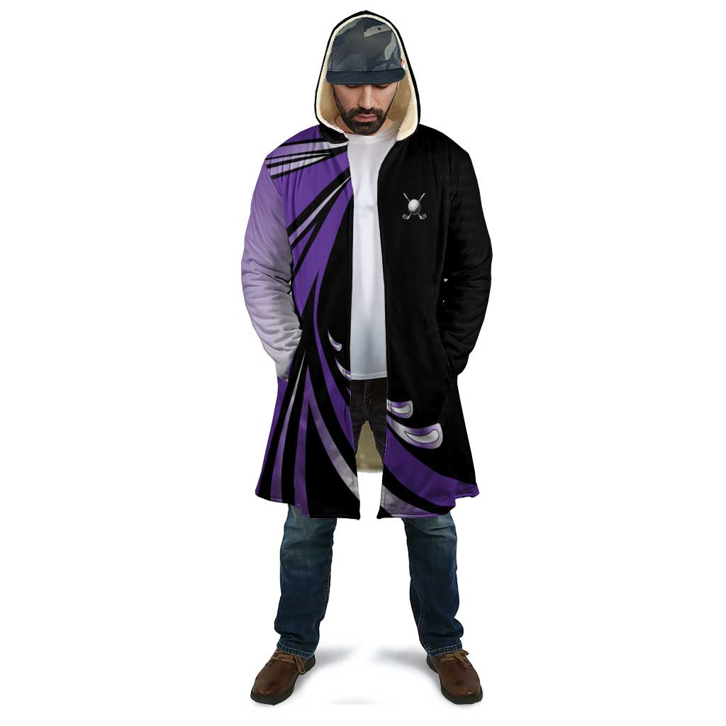 Personalized Purple Winged Golf Ball Cloak Bold Golf Graphic Design - Wonder Print Shop