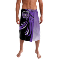 Personalized Purple Winged Golf Ball Lavalava Bold Golf Graphic Design - Wonder Print Shop
