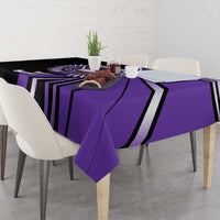 Personalized Purple Winged Golf Ball Tablecloth Bold Golf Graphic Design - Wonder Print Shop