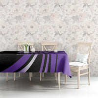Personalized Purple Winged Golf Ball Tablecloth Bold Golf Graphic Design - Wonder Print Shop