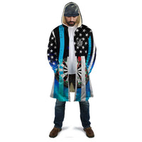 Personalized Blue Flame American Flag Dart Cloak Patriotic Dartboard Design - Wonder Print Shop