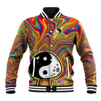 Free Your Mind Peace Love Collective Baseball Jacket Psychedelic Hippie Vibes