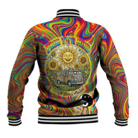 Free Your Mind Peace Love Collective Baseball Jacket Psychedelic Hippie Vibes