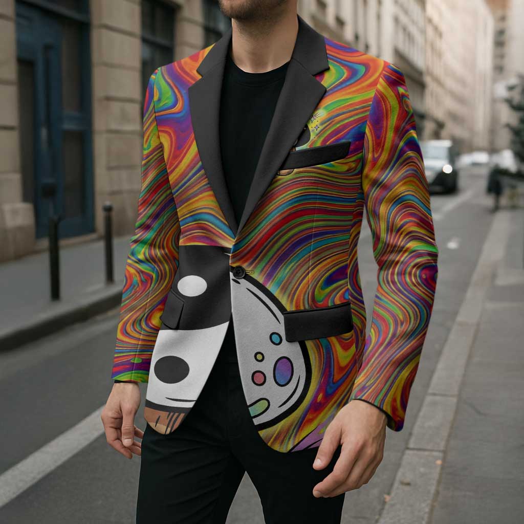 Free Your Mind Peace Love Collective Blazer Psychedelic Hippie Vibes