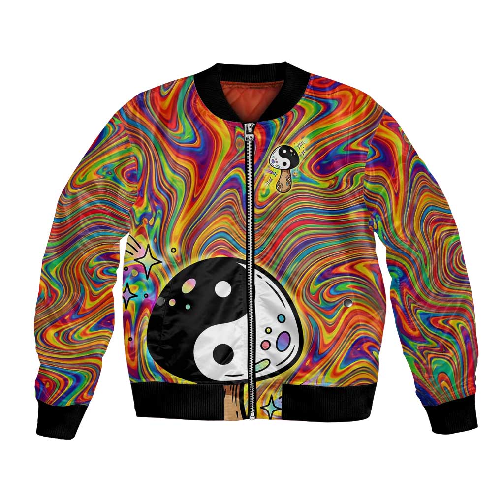 Free Your Mind Peace Love Collective Bomber Jacket Psychedelic Hippie Vibes