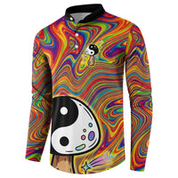 Free Your Mind Peace Love Collective Button Sweatshirt Psychedelic Hippie Vibes