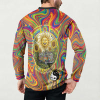 Free Your Mind Peace Love Collective Button Sweatshirt Psychedelic Hippie Vibes