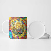 Free Your Mind Peace Love Collective Ceramic Mug Psychedelic Hippie Vibes