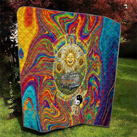 Free Your Mind Peace Love Collective Quilt Psychedelic Hippie Vibes