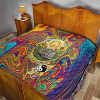 Free Your Mind Peace Love Collective Quilt Psychedelic Hippie Vibes