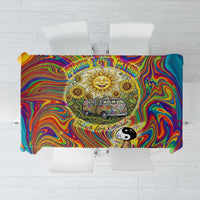 Free Your Mind Peace Love Collective Tablecloth Psychedelic Hippie Vibes