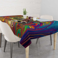 Free Your Mind Peace Love Collective Tablecloth Psychedelic Hippie Vibes