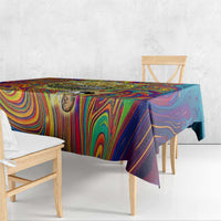 Free Your Mind Peace Love Collective Tablecloth Psychedelic Hippie Vibes