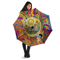 Free Your Mind Peace Love Collective Umbrella Psychedelic Hippie Vibes