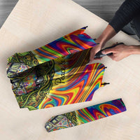 Free Your Mind Peace Love Collective Umbrella Psychedelic Hippie Vibes