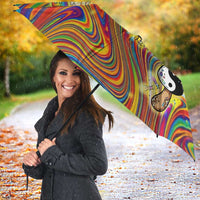 Free Your Mind Peace Love Collective Umbrella Psychedelic Hippie Vibes