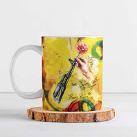 Make Love Not War Ceramic Mug Hippie Flower Power Revolution