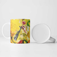 Make Love Not War Ceramic Mug Hippie Flower Power Revolution