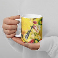 Make Love Not War Ceramic Mug Hippie Flower Power Revolution