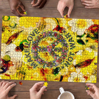 Make Love Not War Puzzle Hippie Flower Power Revolution