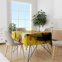 Make Love Not War Tablecloth Hippie Flower Power Revolution