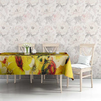 Make Love Not War Tablecloth Hippie Flower Power Revolution