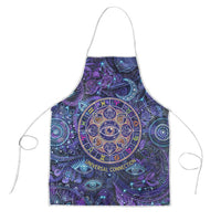 Universal Connection Zodiac Apron Cosmic Eye and Sacred Om Vibration