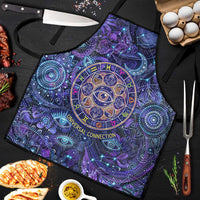 Universal Connection Zodiac Apron Cosmic Eye and Sacred Om Vibration