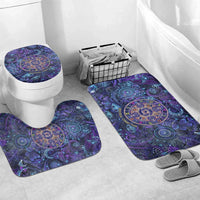 Universal Connection Zodiac Bathroom Set Cosmic Eye and Sacred Om Vibration