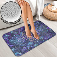Universal Connection Zodiac Bathroom Set Cosmic Eye and Sacred Om Vibration