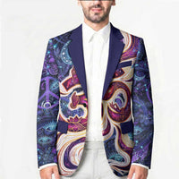Universal Connection Zodiac Blazer Cosmic Eye and Sacred Om Vibration