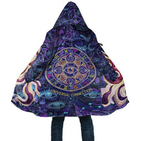 Universal Connection Zodiac Cloak Cosmic Eye and Sacred Om Vibration