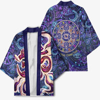 Universal Connection Zodiac Kimono Cosmic Eye and Sacred Om Vibration