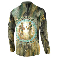 Neper and Nepit Button Sweatshirt Ancient Egyptian Seed Awakening and Fertility