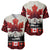 Canada Flag Baseball Jersey Maple Leaf & Plaid Pattern Design