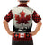 Canada Flag Family Matching Mermaid Dress and Hawaiian Shirt Maple Leaf & Plaid Pattern Design