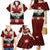 Canada Flag Family Matching Mermaid Dress and Hawaiian Shirt Maple Leaf & Plaid Pattern Design