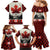 Canada Flag Family Matching Mermaid Dress and Hawaiian Shirt Maple Leaf & Plaid Pattern Design