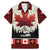 Canada Flag Family Matching Mermaid Dress and Hawaiian Shirt Maple Leaf & Plaid Pattern Design