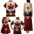 Canada Flag Family Matching Tank Maxi Dress and Hawaiian Shirt Maple Leaf & Plaid Pattern Design