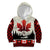 Canada Flag Kid Hoodie Maple Leaf & Plaid Pattern Design